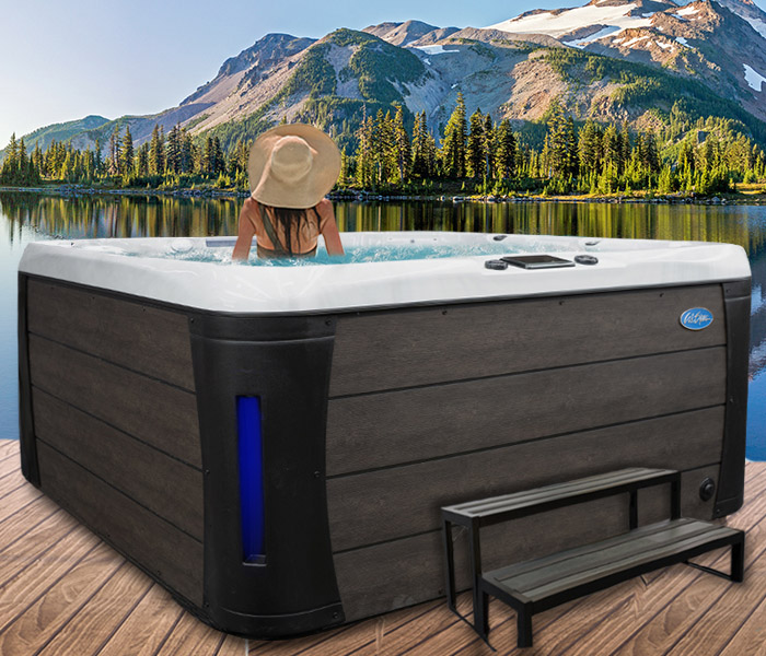 Calspas hot tub being used in a family setting - hot tubs spas for sale Seville